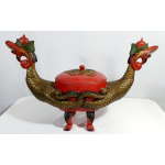 Chinees hout gesneden bruidsdoos 